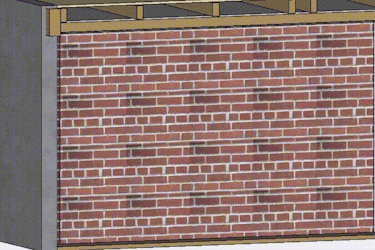 Väliaikaiset tuet Kantavan seinän purkaminen ja väliaikaiset tuet 3D-mallinnus